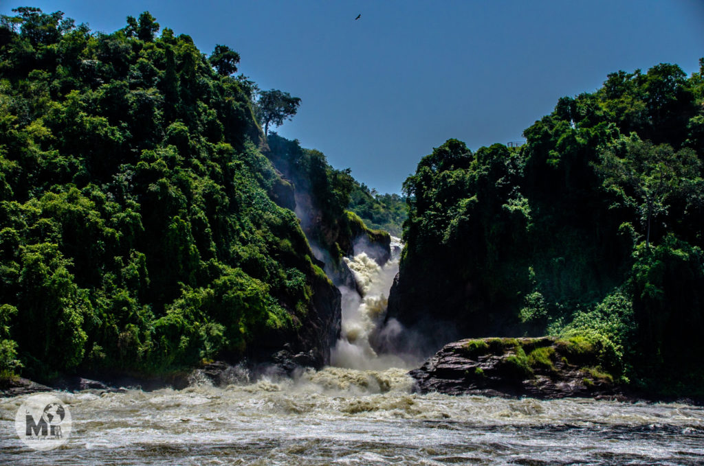 L'aigua en el seu pas per les Murchinson Falls