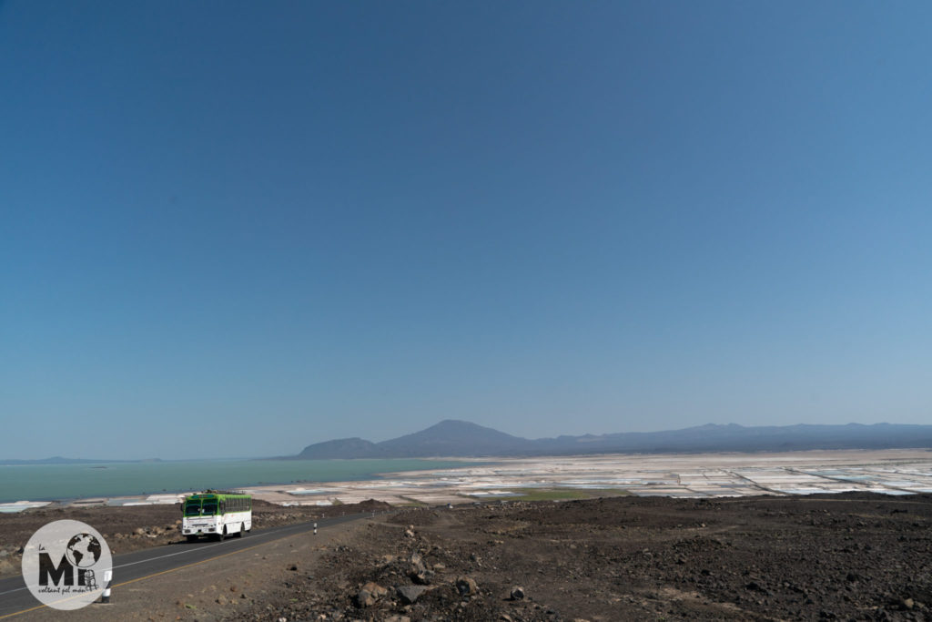 Vista del llac Afrera i les salines